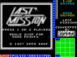 Last Mission (1987)(US Gold)